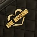 Womens Black Quilted Zip Purse 10451 by Love Moschino from Hurleys