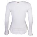Womens White Peplum Knitted Top 20294 by Michael Kors from Hurleys