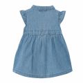 Baby Light Blue Denim Floral Dress 58145 by Mayoral from Hurleys