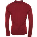 Mens Pomegranate Duo Slim Fit L/s Polo Shirt