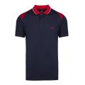 Athleisure Mens Navy Paule 1 Slim Fit S/s Polo Shirt 44734 by BOSS from Hurleys