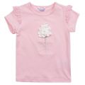 Girls Rose Embroidered Floral S/s T Shirt 22592 by Mayoral from Hurleys