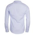 Mens Blue Print Slim L/s Shirt 22289 by Emporio Armani from Hurleys