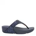 Womens Midnight Navy Lulu Glitter Toe Post Sandals 59596 by FitFlop from Hurleys