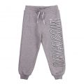 Boys Grey Silver Logo Tracksuit 95194 by Moschino from Hurleys