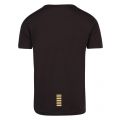 Mens Black/Gold Train Core ID Pima S/s T Shirt 48295 by EA7 from Hurleys