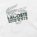 Boys White Crocodile S/s T Shirt 103514 by Lacoste from Hurleys