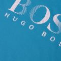 Mens Turqouise Beach Big Logo S/s T Shirt 26777 by BOSS from Hurleys