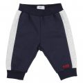 Baby Navy Colour Block Hooded Tracksuit 65355 by BOSS from Hurleys