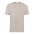 Athleisure Mens Light Beige Tee Curved S/s T Shirt 107153 by BOSS from Hurleys