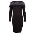 Womens Black Vimiracles L/s Dress 14981 by Vila from Hurleys