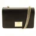 Womens Black Metal Plate Shoulder Bag 10438 by Love Moschino from Hurleys