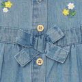 Baby Light Blue Denim Floral Dress 58144 by Mayoral from Hurleys