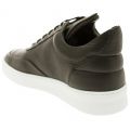 Mens Black Low Top Grain Trainers 15815 by Filling Pieces from Hurleys