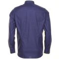 Mens Blue Bigidea Micro Dobby L/s Shirt 9769 by Ted Baker from Hurleys
