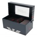 Mens Black/Red Multi Print 3 Pack Sock Set 80160 by Emporio Armani Bodywear from Hurleys