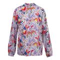 Womens Off White Graphic Flower Print L/s Blouse 52438 by PS Paul Smith from Hurleys