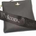 Mens Black/Gold Orb Square Crossbody Bag 73971 by Vivienne Westwood from Hurleys