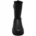 Womens Black Classic Zip Short Leather Boots 79135 by UGG from Hurleys