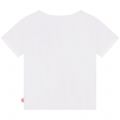 Girls White Heart Rainbow S/s T Shirt 104439 by Billieblush from Hurleys