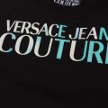 Womens Black Iridescent Logo S/s T Shirt 49061 by Versace Jeans Couture from Hurleys
