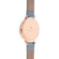 Womens Chalk Blue & Rose Gold Marble Florals Watch 27967 by Olivia Burton from Hurleys