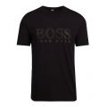 Athleisure Mens Black/Gold Tee Gold 3 S/s T Shirt 83786 by BOSS from Hurleys