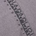 Mens Mid Grey Melange Sevora S/s T Shirt 41204 by Napapijri from Hurleys