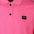 Mens Fuschia Classic Logo Custom Fit S/s Polo 105859 by Paul And Shark from Hurleys