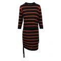 Womens Navy Stripe Knitted Jumper & Dress 48537 by PS Paul Smith from Hurleys