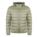 Mens Woodland Green Branded Light Padded Jacket 33294 by Lyle & Scott from Hurleys