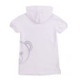 Girls White Toy Hooded Sweat Dress 84091 by Moschino from Hurleys