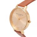 Tan & Gold Big Dial Watch 72873 by Olivia Burton from Hurleys