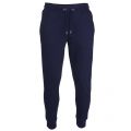 Mens Navy Cuffed Regular Fit Jog Pants 69647 by Armani Jeans from Hurleys