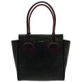 Womens Black Lyra Leather Medium Bag 66597 by Lulu Guinness from Hurleys