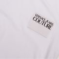 Mens White Branded Label S/s T Shirt 46787 by Versace Jeans Couture from Hurleys