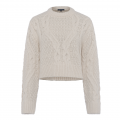 Womens Classic Cream Kalina Cable Knitted Jumper 100868 by French Connection from Hurleys