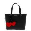 Womens Black Heart Shopper Bag 31705 by Love Moschino from Hurleys
