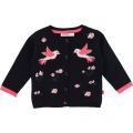 Girls Navy Baby Birds Cardigan 13084 by Billieblush from Hurleys
