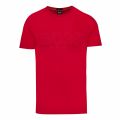 Athleisure Mens Red Teebo_N Tonal Logo S/s T Shirt 87062 by BOSS from Hurleys