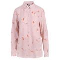 Womens Pink Printed Button Through Blouse 108111 by Armani Exchange from Hurleys