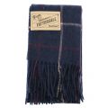 Lifestyle Womens Navy & Plum Tattersall Lambswool Scarf 70953 by Barbour from Hurleys