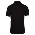 Mens Black Branded Collar Trim S/s Polo Shirt 55525 by Emporio Armani from Hurleys