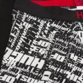 Mens Black Brother Printed 2 Pack Trunks 37778 by HUGO from Hurleys