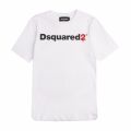 Boys White Branded S/s T Shirt 78618 by Dsquared2 from Hurleys
