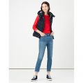 Womens Marine Navy Corsham Chevron Hooded Gilet 98992 by Joules from Hurleys