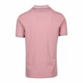 Mens Pink Tipped Pique S/s Polo Shirt 49195 by Pretty Green from Hurleys