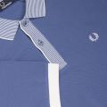 Mens Washed Dusk Stripe Collar S/s Polo Shirt 21212 by Fred Perry from Hurleys
