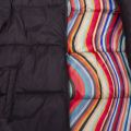 Womens Black Swirl Lined Fibre Down Jacket 93738 by PS Paul Smith from Hurleys