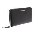 Womens Black Frame Large Zip Around Purse 20557 by Calvin Klein from Hurleys